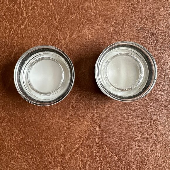 CHANEL Cosmetic Glass Jars Containers - Lot of 2 - Picture 9 of 9
